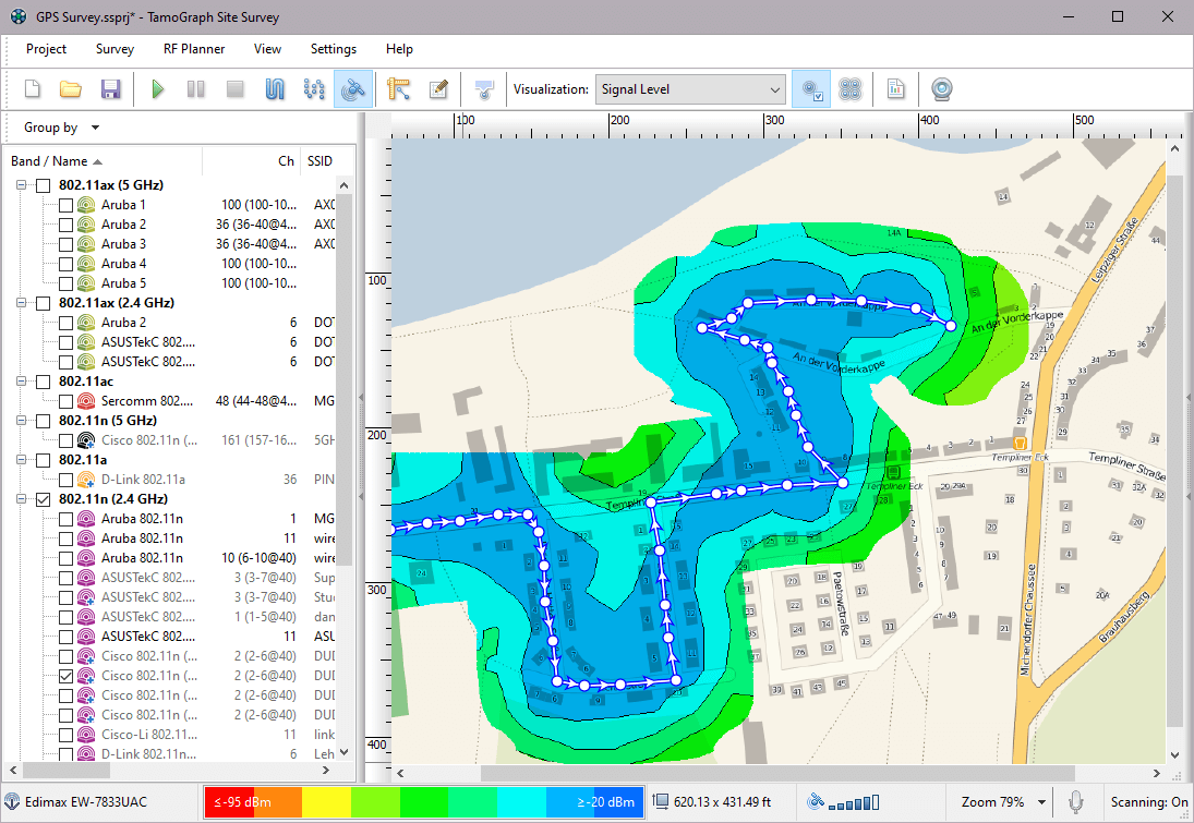 Wi-Fi GPS Mapping Software